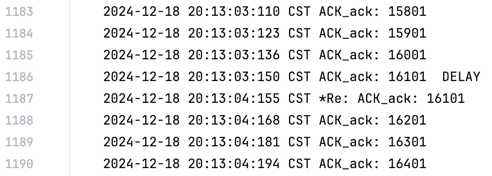 Receiver Log, 