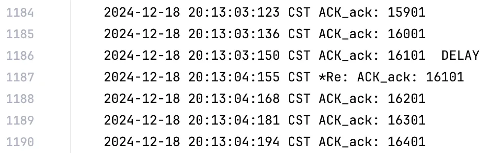 Receiver Log, 