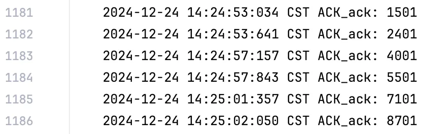 Receiver Log, 