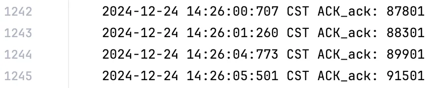 Receiver Log, 