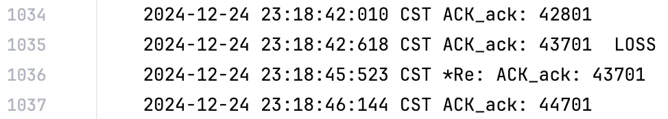 Receiver Log