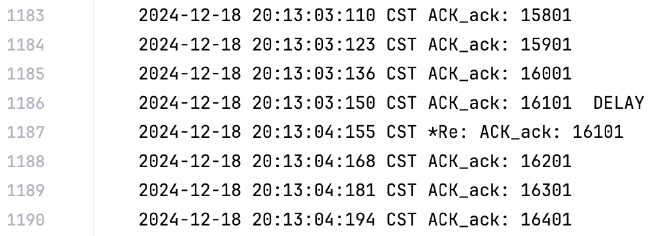 Receiver Log, 