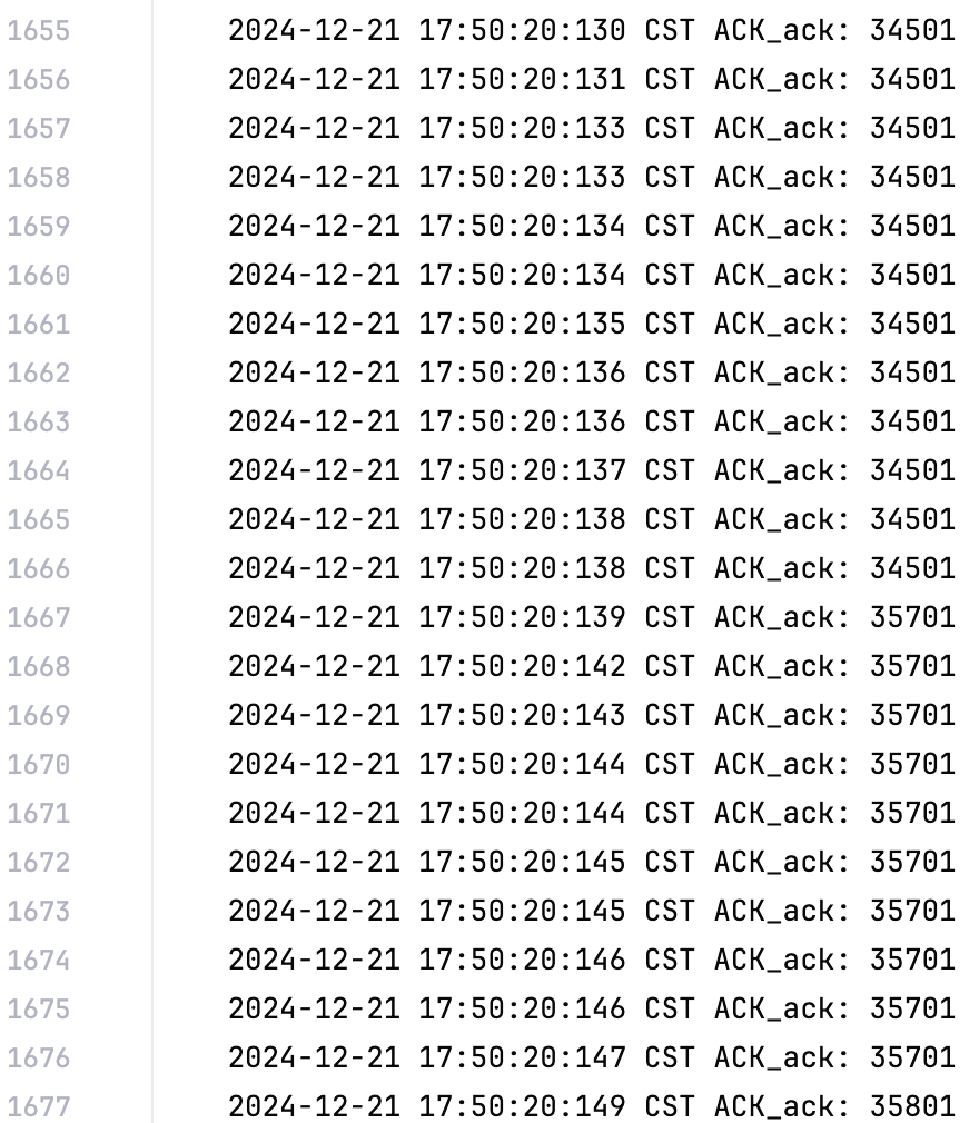 Receiver Log, 