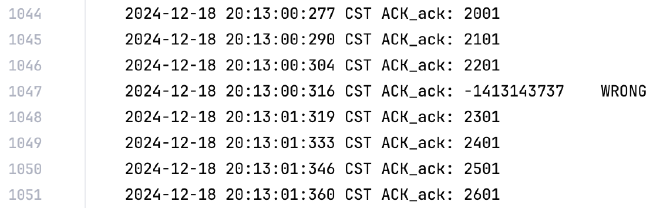 Receiver Log, 