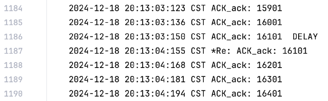 Receiver Log, 