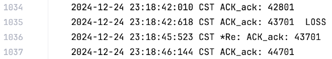 Receiver Log