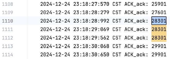 Receiver Log